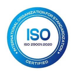 ISO 29001:2020 Certified